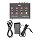 Yunir 7-Band-Sound-Equalizer, Ausgangseingang, Zweikanal-3,5-mm-Schnittstelle, Digitaler Sound-Equalizer, mit Netzteil-Leitungsadapter, für Autos (-2610230130311)