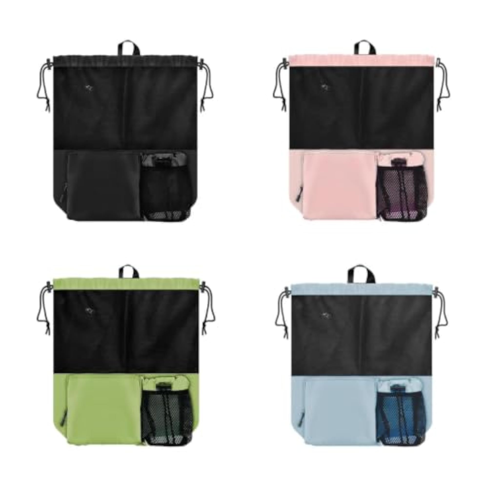 Mesh Drawstring Backpack for Travel, Gym Rucksack