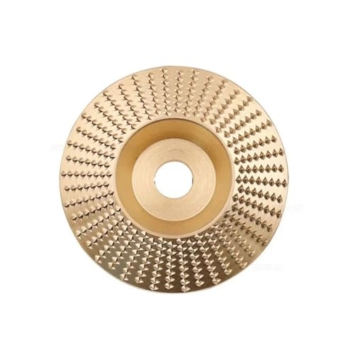 ZagYing 1/3 piezas de disco de amoladora angular giratoria de arco/plano/biselado, acero al carbono, rueda de pulido de madera, piezas de herramientas abrasivas