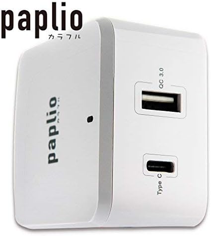 USB C Charger, paplio PocketCharge Dual Port Charger PD2.0, Fast Charging Travel Wall Charger with 48W USB C Port, for USB-C Laptops, MacBook, iPad Pro, iPhone, Galaxy, Nintendo Switch, Pixel and More