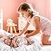 Aori Reborn Baby Dolls Clothes 20 inch Floral Printed Outfit Set for 17-20 Inch Reborn Doll Newborn Girl
