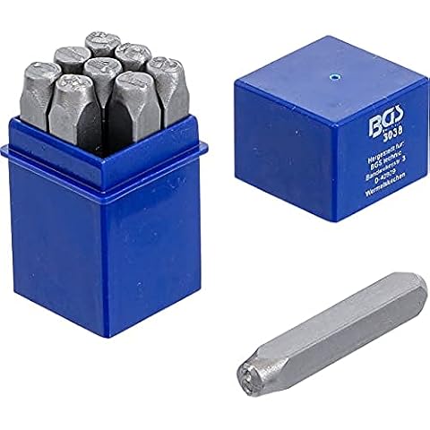 BGS 3038 Figure Punch Set for Steel Cover