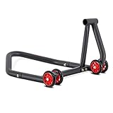 Lieferumfang: Hinterrad Motorradständer Einarm (ohne Pin) für Schwinge links. Constands Single One Einarm Montageständer hinten zum Aufbocken von Motorrädern mit Einarmschwinge.