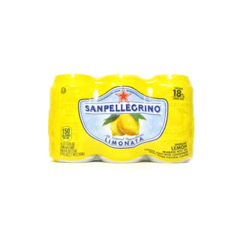 San Pellegrino All Natural Limonata Lemon Sparkling Beverage, 11.15 fl oz 6 Pack (Pack of 4)