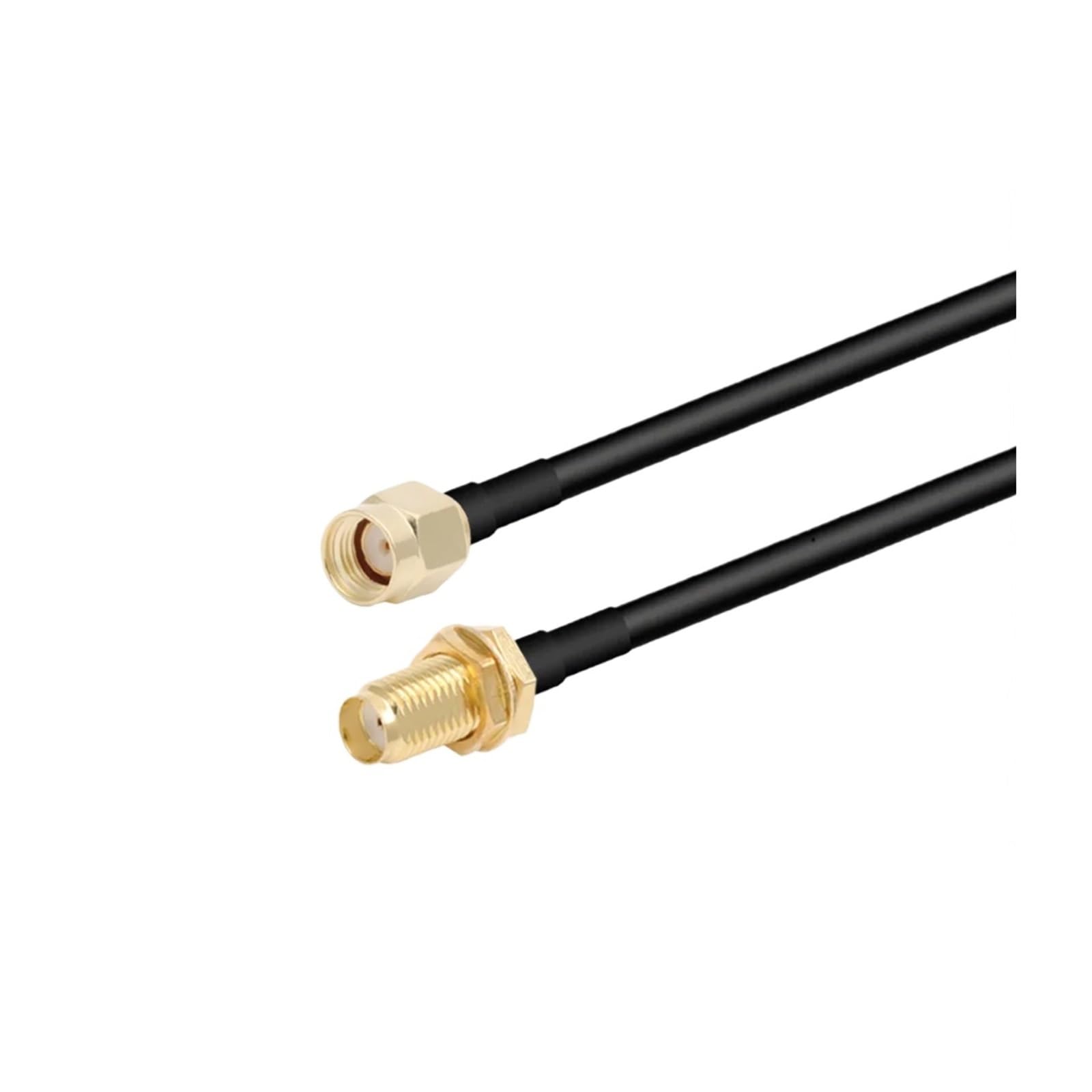 Kabel koncentryczny RF RG58 50Ohm SMA męski na żeński grodziowy przedłużacz antenowy WiFi adapter złącza Pigtail 1M 2M 3M 5M(RP SMA M to SMA F,30M)