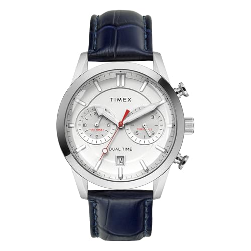 Image of TIMEX Silver Round Dial Analog Men's Watch - TWEG176SMU01