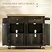 HOMCOM Kitchen Island Cart with Rubber Wood Top, Rolling Kitchen Island Table on Wheels with Drawers, Adjustable Shelves, Spice Rack and Towel Rack for Dining Room, Brown Oak