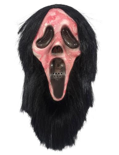 Image of BookMyCostume Scary Face Mask Collection | Horror Ghost, Skeleton, Devil & Dracula Vampire, Bearded Horror | Spooky Mask for Halloween & Theme Parties | Adults