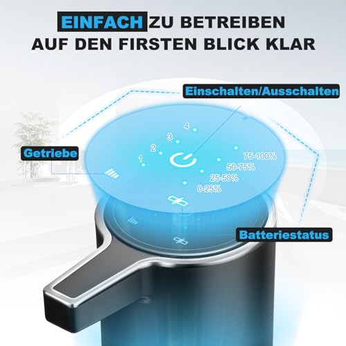 Seifenspender Automatisch Elektrischer 4-Stufen Verstellbar Wandmontage Sensor mit Sensor 400ml No Touch Seifenspender FüR Bad,KüChe,Büro Schwarz 2