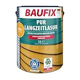 Photo Gallery baufix pur - smalto a lungo termine per legno di pino, lucido, 5 litri, per interni ed esterni, particolarmente resistente, per tutti i tipi di legno, resistente alle intemperie Photo Gallery baufix pur - smalto a lungo termine per legno di pino, lucido, 5 litri, per interni ed esterni, particolarmente resistente, per tutti i tipi di legno, resistente alle intemperie