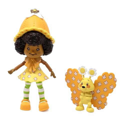Boss Fight Studio Classic Strawberry Shortcake Orange Blossom Action Figure – Collectible, Scented Figurine with Removable Hat and Animal Companion – 1:12 Scale