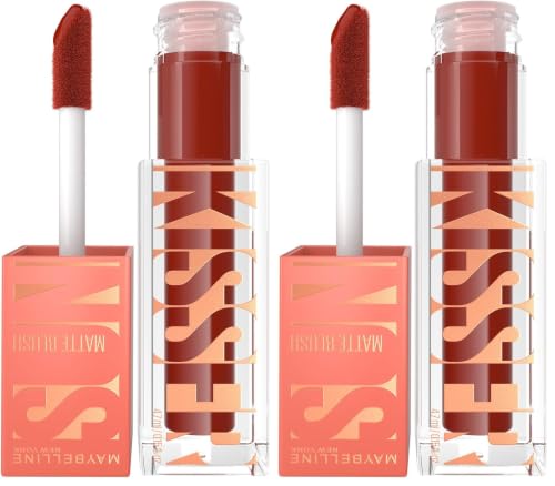 Image of Maybelline New York Sunkisser Hazy Matte Blush, Hot Sunset (Pack of 2)
