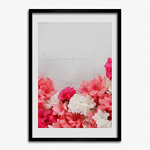 Peinture Fleurs sur le bois Tulup crée une ambiance nature dans votre salon moderne