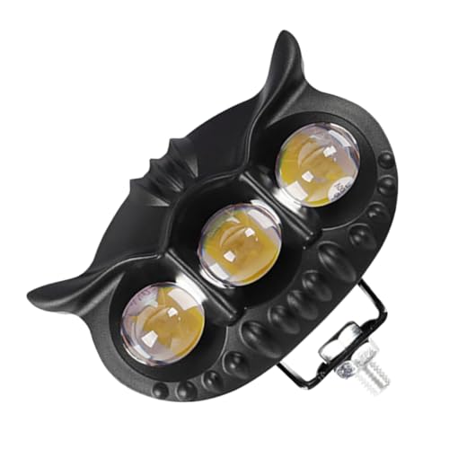 Luz delantera auxiliar para motocicletas en rutas nocturnas de campo