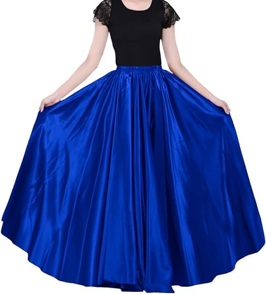 Image of Radhika 'n' Dhaanya creation Women's Silk Fabric Double Umbrella Lehenga Skirt Flare 8 to 9 mtrs.