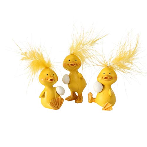CasaJame Hogar Cocina Decoraciones Objetos Adornos Celebraciones Pascua Estatuas Juego de 3...