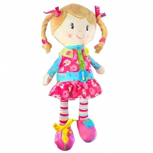 Snuggle Stuffs 82018 Sugar Snap Plush Learn To Dress Doll For Toddlers - 15 Inch - Doll For 2 Year Old Girl thumb #9