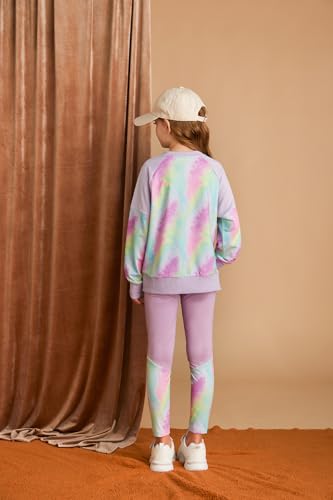 GRACE KARIN Girls Clothes Sweatshirt for Teen Girls Fashion Outfits Sweapants Leggings Tracksuit Clothing Set Size 5-144