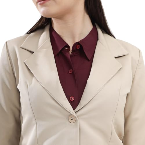 Image of Women's Formal Blazer | Regular Fit | Full Sleeve with 2 Front Pocket Ultra Light Fabric | Office /Meetings