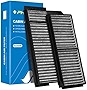 PHILTOP Cabin Air Filter, Replacement for CF10218, Mazda3 (2004-2009), Mazda5 (2006-2010, 2012-2017), Premium ACF048 Cabin Filter with Activated Carbon Clean Airflow, Filter Up Dust Pollen