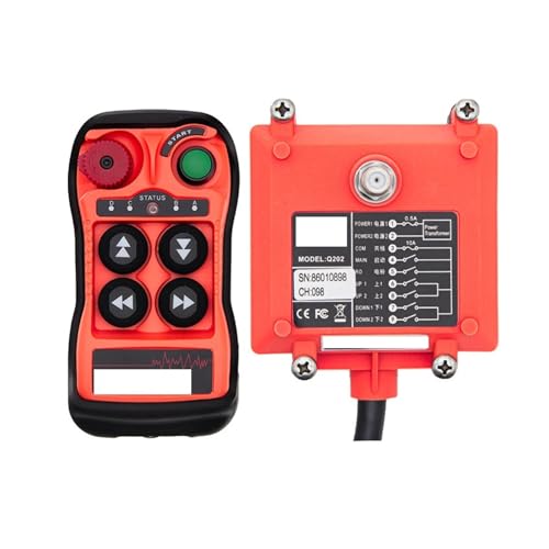 Télécommande de grue double vitesse stable et support mural pour levage industriel sécurisé - 3