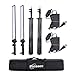 Konseen Portable Dimmable LED Filming Video Lights Kit with Tripod Stand 36Wx2 for Photography Photo Studio Continuous Output Handheld Darkroom Lamps Lighting Kit Camera Shooting for YouTube-2 Pack