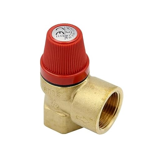 Caleffi Membran Sicherheitsventil 1/2 x 3/4 Zoll Ansprechdruck 3 bar Überdruckventil Druckventil Heizungsventil Druckbegrenzungsventil Membranventil