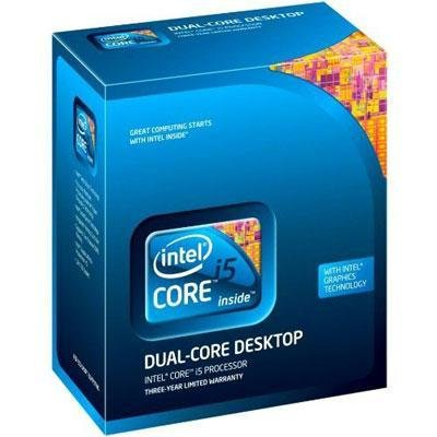  INTEL Core I 5-660 3330 mhz/4 MB Cache/LGA 1156 Socket LGA (frequenza CPU 733 mhz) Desktop CPU confezione