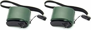 Oniissy Generador de cargador de manivela USB – Carga manual dinamo móvil – Dispositivo de carga – Portátil para viajes/actividades al aire libre (verde)