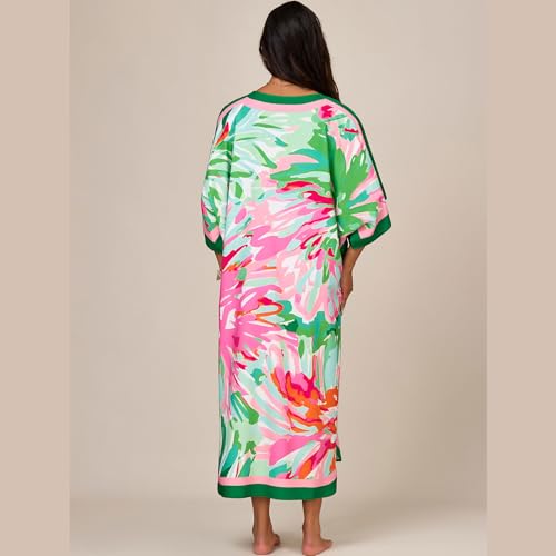 Robe de plage longue et légère pour masquer les complexes avec style - 4