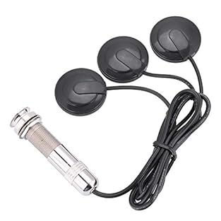 Suitable for many kinds of acoustic instruments, such as guitar, ukulele, mandolin, banjo, etc. o jack can replace the tail nail and install the strap. Easy to install and can transmit good sound quality. It is able to eliminate interfering external ...