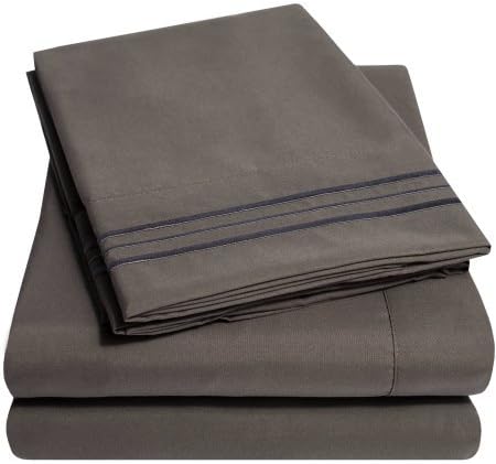 1100 Thread Count Sheet Set Queen Manatee Grey
