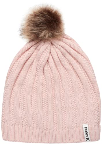 Bonnet d'hiver femme tricoté main à pompon Hurley Helena chaud