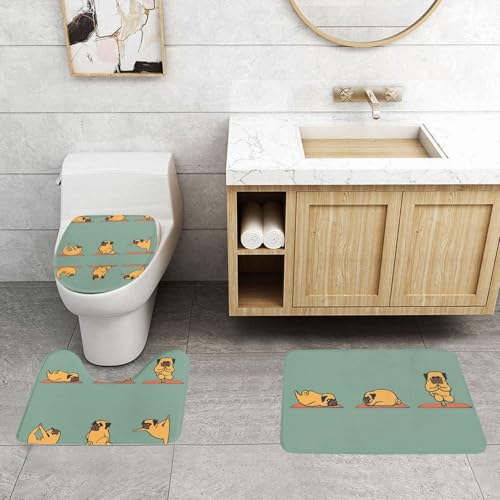 Tapis de bain carlin absorbant lavable tapis douche antidérapant U