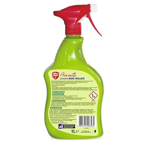 Provanto Ultimate Bug Killer, 1L - Fast Acting Bug Spray with Up To 2 Weeks Protection From Pests, Contact Insecticide for Indoor & Outdoor Plants - Image 3