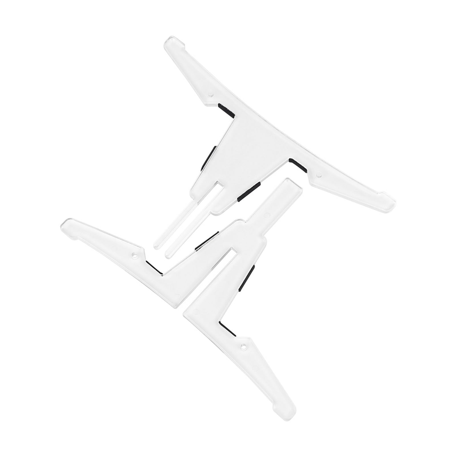 Klarnetu utrzymanie Akcesoria Akcesoria Do Instrumentów Muzycznych Stojak Na Klarnet Stojak Krzyżowy Na Czterech Nogach, Zdejmowany Stojak Na Klarnet. Stojak Na Instrumenty (Color : Transparent)
