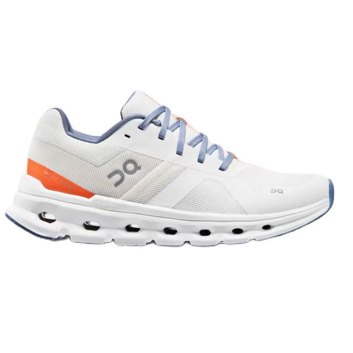 Chaussures de course pour femme On couleur blanc et flamme en 22.5 cm