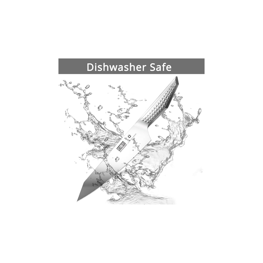 HOSHANHO Kitchen Knife Set with Block, 16-Piece Sharp Japanese Stainless Steel Chef Knife Set, Professional Knife Block Set with Sharpener