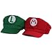 Landisun Costume Hat Anime Adult Unisex Cosplay Cap Red and Green