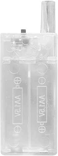 Varal Fio de Led String Light Bolinha Cristal 20 Globos Transparentes 2 Metros Pilha Luz Amarela Ilu