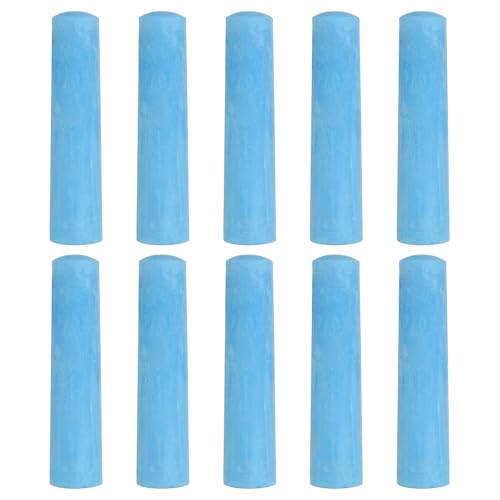 PATIKIL 10 PCS Dustless Chalk, Blue Sidewalk Chalk Large Solid