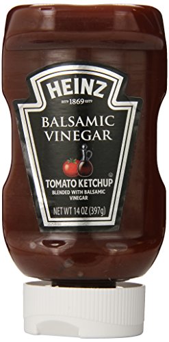 Image of Heinz Tomato Ketchup, Balsamic Vinegar, 14 Ounce (Pack of 6)