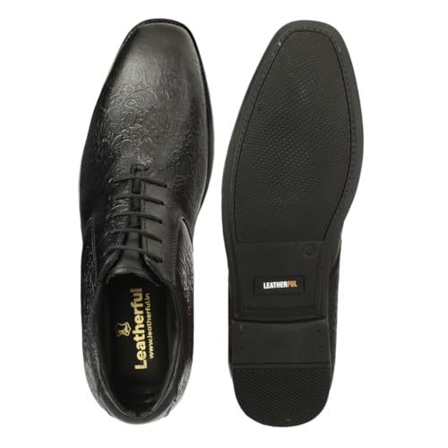 Image of Leatherful Formal Lace-up Derby Shoes for Men | Full Grain Leather | Office, Party, All Occassion | Genuine Leather | Smart Casual YKDB040