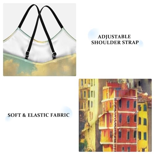 Seaside Town Blue Bathing Suits for Girls Swimsuit Summer Beach Swimwear One Piece Swimsuits3