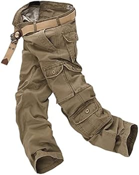 Mens Cargo Werk Broek Katoen Broek Outdoor Camping Wandelen Losse Resistente Tactische Broek Outdoor Cargo Broek Werk Broek (P3,44