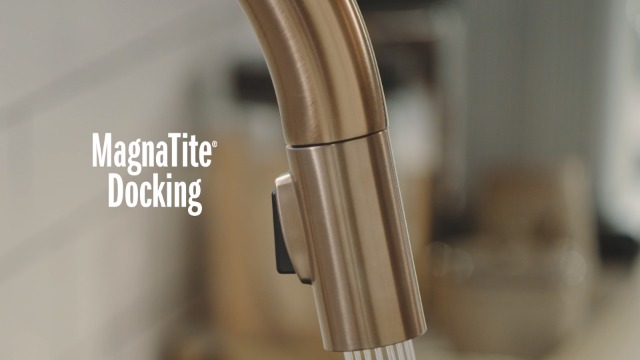 Delta Faucet Trinsic VoiceIQ Touchless Kitchen Faucets with Pull