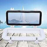 👏Dieses Bullauge besteht aus 4 mm dickem gehärtetem Glas, Wasserabweisende Dichtung