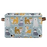 Multifonction : le panier de rangement décoratif est idéal pour le salon, la salle de bain, la buanderie, la crèche, l'artisanat, la salle de jeux, les dortoirs, les condos, la buanderie, le couloir et sous le lit pour ranger les vêtements de famille, les jouets d'enfants, les magazines, les livres et autres articles divers. Le panier de rangement sera votre bon assistant.