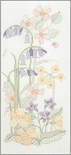 Point de croix Printemps kit de broderie Bothy Threads idée cadeau loisir