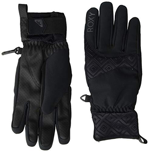 Roxy SNOW Women's Big Bear Gloves, true black, XL